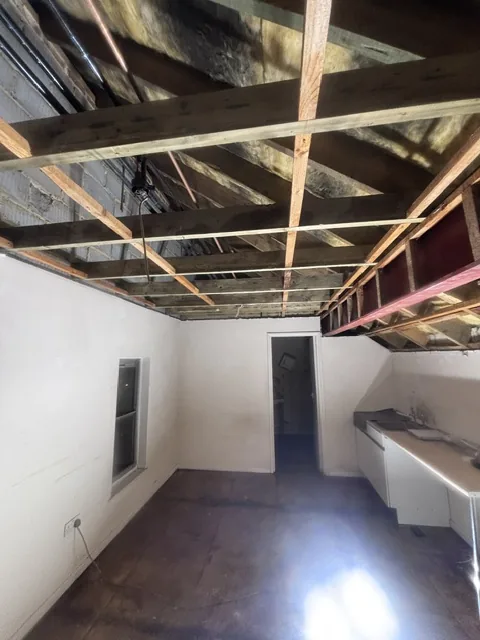 Controlled artex plasterboard strip-out in Camberwell